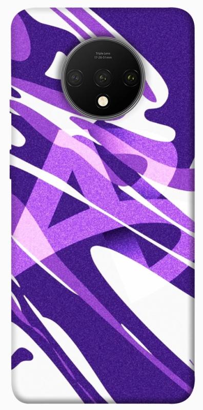 Чохол itsPrint Purple Abstract для OnePlus 7T, паттерн, купити оптом з доставкою