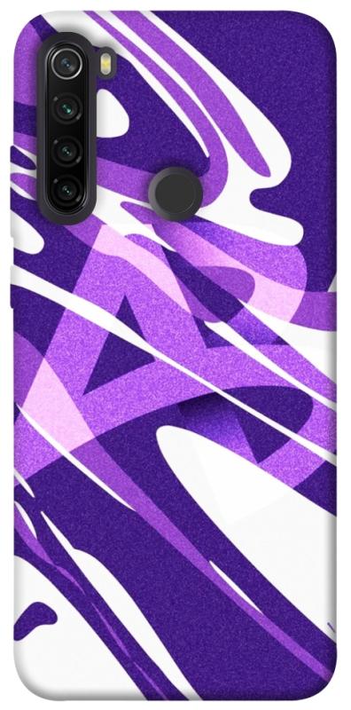 Чехол itsPrint Purple Abstract для Xiaomi Redmi Note 8T, паттерн, купить оптом с доставкой
