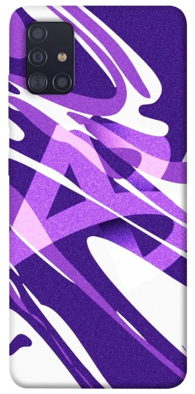 Чехол itsPrint Purple Abstract для Samsung Galaxy A51, паттерн, купить оптом с доставкой