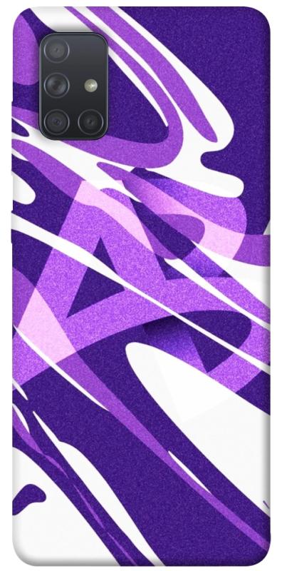 Чехол itsPrint Purple Abstract для Samsung Galaxy A71, паттерн, купить оптом с доставкой