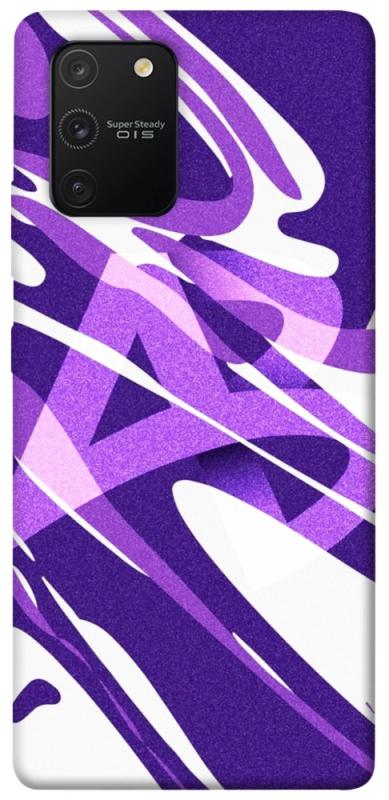 Чехол itsPrint Purple Abstract для Samsung Galaxy S10 Lite, паттерн, купить оптом с доставкой