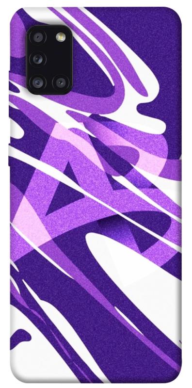 Чехол itsPrint Purple Abstract для Samsung Galaxy A31, паттерн, купить оптом с доставкой