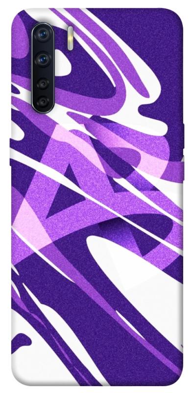Чехол itsPrint Purple Abstract для Oppo A91, паттерн, купить оптом с доставкой