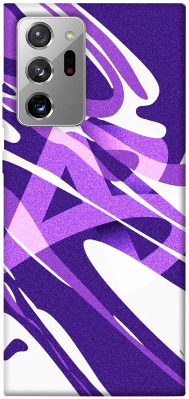 Чехол itsPrint Purple Abstract для Samsung Galaxy Note 20 Ultra, паттерн, купить оптом с доставкой
