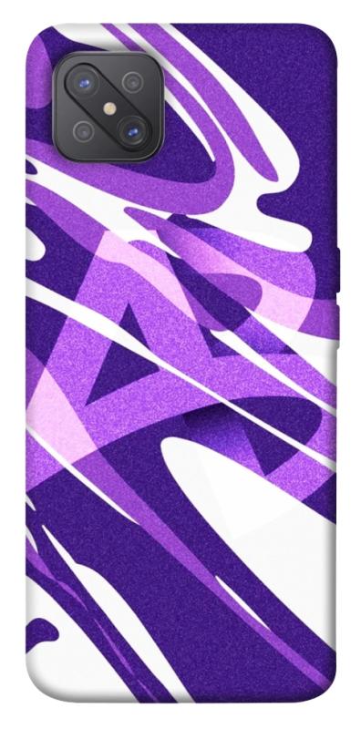 Чехол itsPrint Purple Abstract для Oppo A92s, паттерн, купить оптом с доставкой