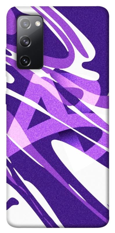 Чехол itsPrint Purple Abstract для Samsung Galaxy S20 FE, паттерн, купить оптом с доставкой