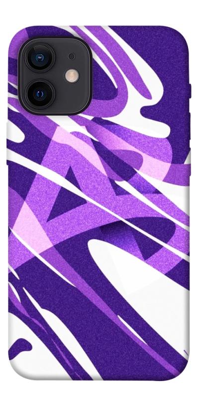 Чохол itsPrint Purple Abstract для Apple iPhone 12 mini (5.4"), паттерн, купити оптом з доставкою