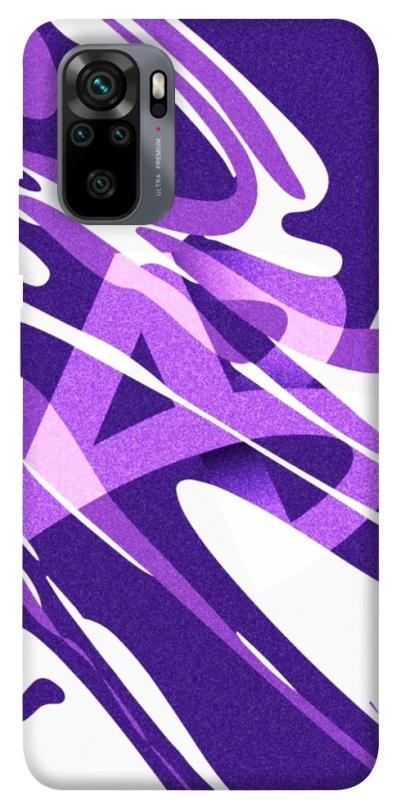 Чехол itsPrint Purple Abstract для Xiaomi Redmi Note 10 / Note 10s, паттерн, купить оптом с доставкой
