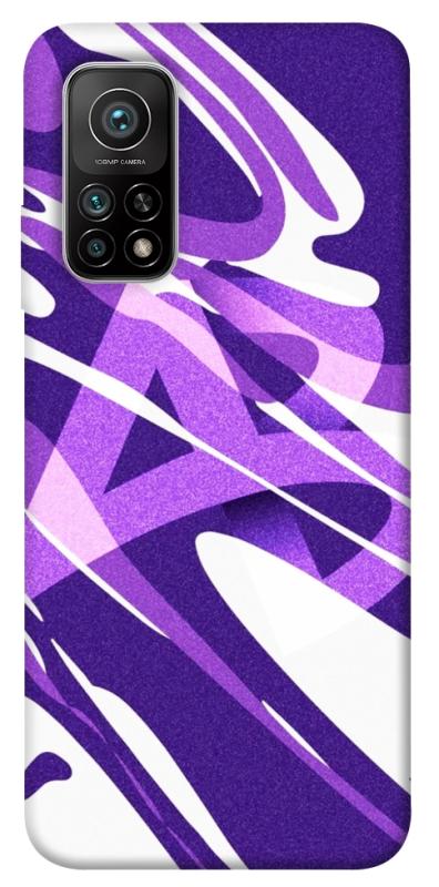Чехол itsPrint Purple Abstract для Xiaomi Mi 10T, паттерн, купить оптом с доставкой