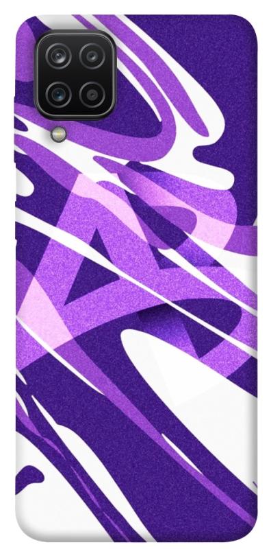 Чехол itsPrint Purple Abstract для Samsung Galaxy A12, паттерн, купить оптом с доставкой