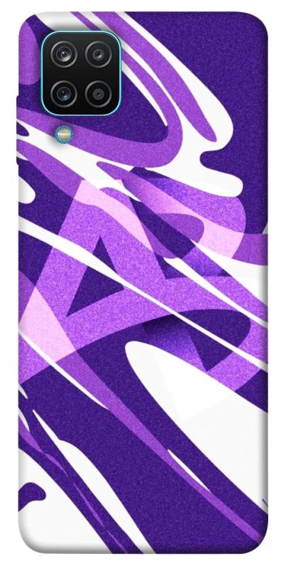 Чехол itsPrint Purple Abstract для Samsung Galaxy A12, паттерн, купить оптом с доставкой