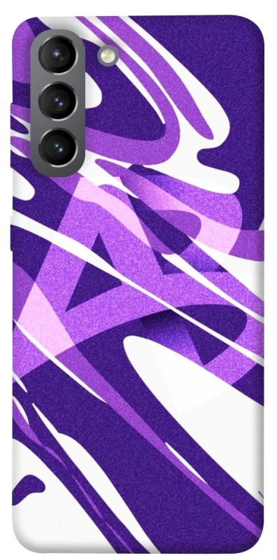 Чехол itsPrint Purple Abstract для Samsung Galaxy S21, паттерн, купить оптом с доставкой