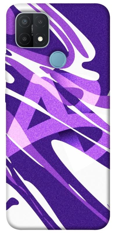 Чехол itsPrint Purple Abstract для Oppo A15s / A15, паттерн, купить оптом с доставкой