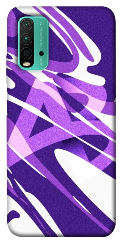 Чехол itsPrint Purple Abstract для Xiaomi Redmi Note 9 4G / Redmi 9 Power / Redmi 9T, паттерн, купить оптом с доставкой