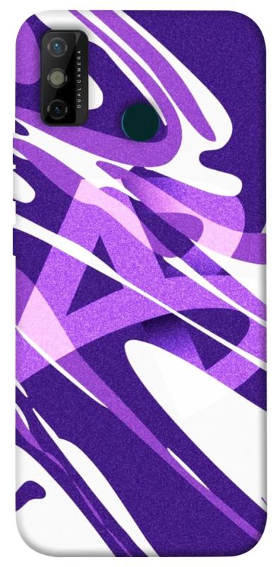 Чехол itsPrint Purple Abstract для TECNO Spark 6 Go, паттерн, купить оптом с доставкой