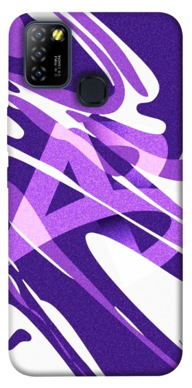 Чехол itsPrint Purple Abstract для Infinix Hot 10 Lite, паттерн, купить оптом с доставкой