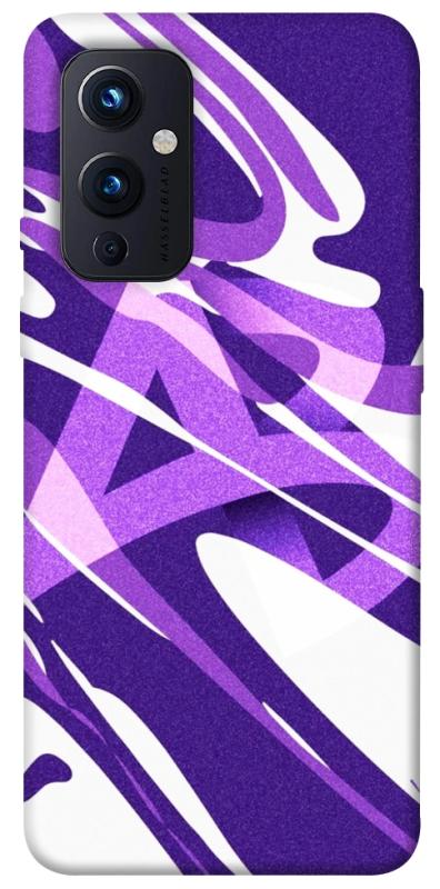 Чехол itsPrint Purple Abstract для OnePlus 9, паттерн, купить оптом с доставкой