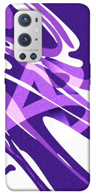Чехол itsPrint Purple Abstract для OnePlus 9 Pro, паттерн, купить оптом с доставкой