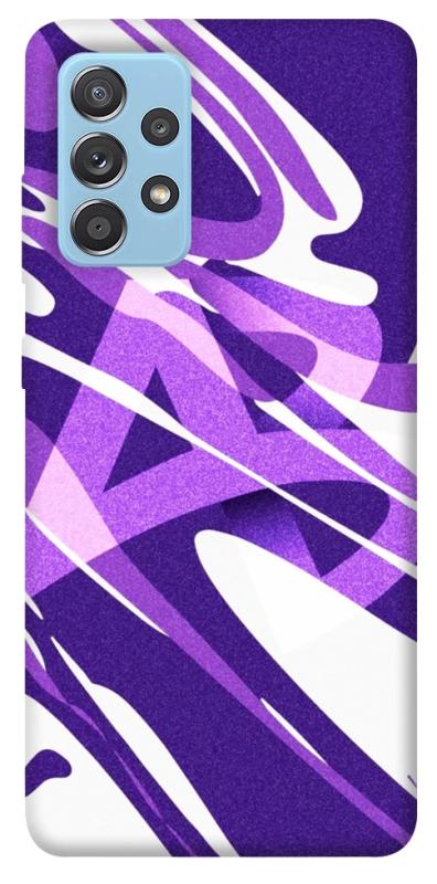 Чехол itsPrint Purple Abstract для Samsung Galaxy A52 4G / A52 5G, паттерн, купить оптом с доставкой