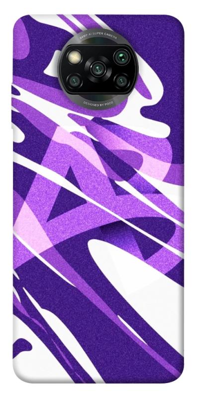 Чехол itsPrint Purple Abstract для Xiaomi Poco X3 NFC / Poco X3 Pro, паттерн, купить оптом с доставкой