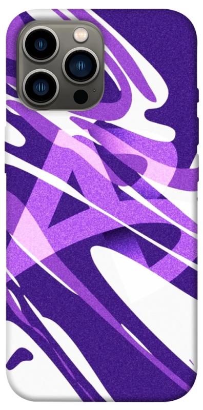 Чехол itsPrint Purple Abstract для Apple iPhone 13 Pro Max (6.7"), паттерн, купить оптом с доставкой