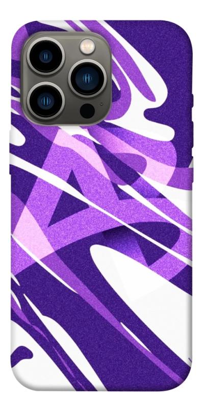 Чехол itsPrint Purple Abstract для Apple iPhone 13 Pro (6.1"), паттерн, купить оптом с доставкой