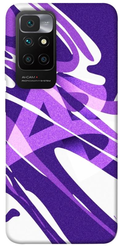 Чехол itsPrint Purple Abstract для Xiaomi Redmi 10, паттерн, купить оптом с доставкой