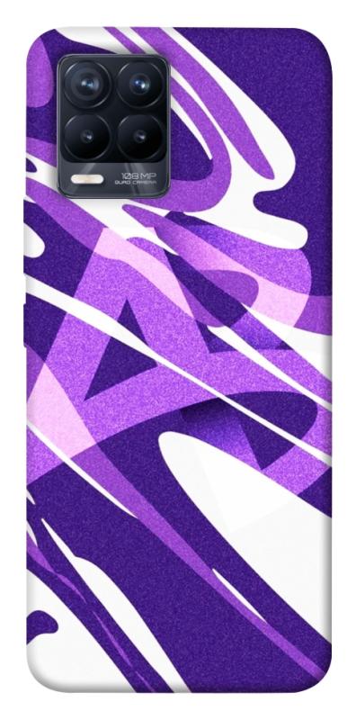 Чохол itsPrint Purple Abstract для Realme 8, паттерн, купити оптом з доставкою
