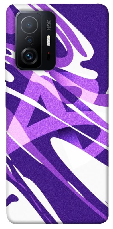 Чехол itsPrint Purple Abstract для Xiaomi 11T / 11T Pro, паттерн, купить оптом с доставкой