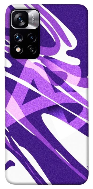 Чохол itsPrint Purple Abstract для Xiaomi Poco M4 Pro 5G, паттерн, купити оптом з доставкою