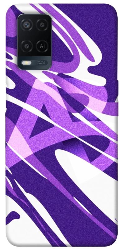 Чехол itsPrint Purple Abstract для Oppo A16s / A16, паттерн, купить оптом с доставкой
