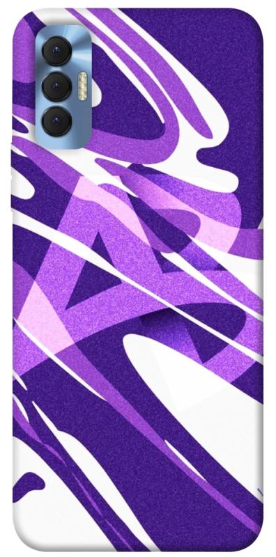 Чехол itsPrint Purple Abstract для TECNO Spark 8P, паттерн, купить оптом с доставкой
