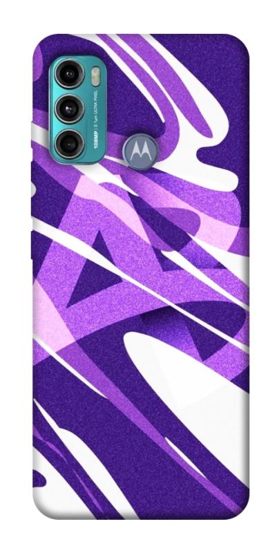 Чохол itsPrint Purple Abstract для Motorola Moto G60, паттерн, купити оптом з доставкою