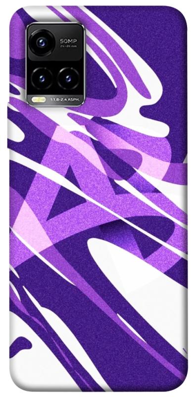 Чехол itsPrint Purple Abstract для Vivo Y21 / Y33s, паттерн, купить оптом с доставкой