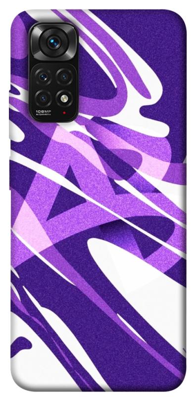 Чехол itsPrint Purple Abstract для Xiaomi Redmi Note 11 (Global) / Note 11S, паттерн, купить оптом с доставкой