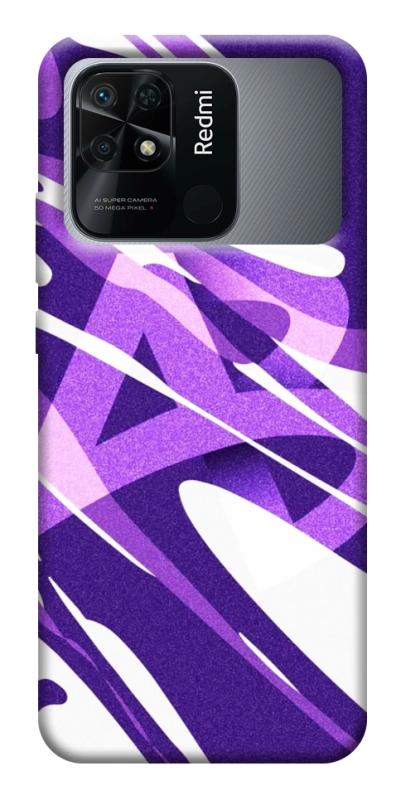 Чехол itsPrint Purple Abstract для Xiaomi Redmi 10C, паттерн, купить оптом с доставкой