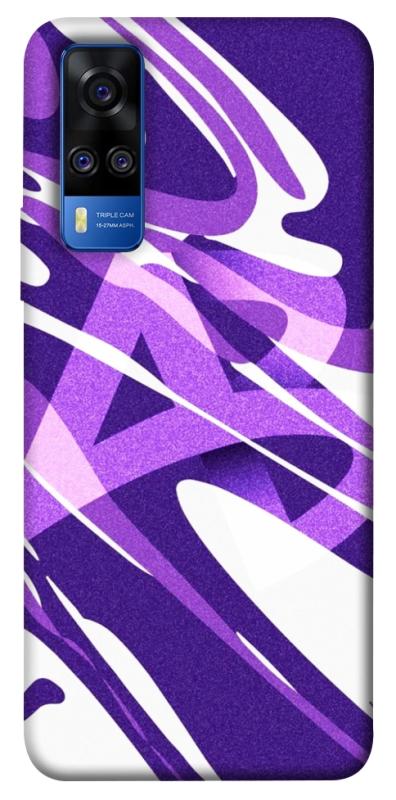 Чехол itsPrint Purple Abstract для Vivo Y51a, паттерн, купить оптом с доставкой