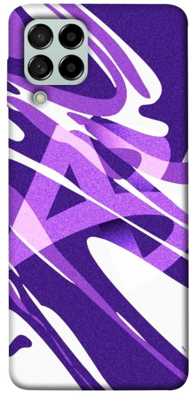 Чехол itsPrint Purple Abstract для Samsung Galaxy M53 5G, паттерн, купить оптом с доставкой