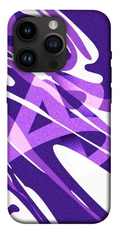 Чехол itsPrint Purple Abstract для Apple iPhone 14 Pro (6.1"), паттерн, купить оптом с доставкой