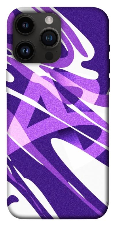 Чехол itsPrint Purple Abstract для Apple iPhone 14 Pro Max (6.7"), паттерн, купить оптом с доставкой