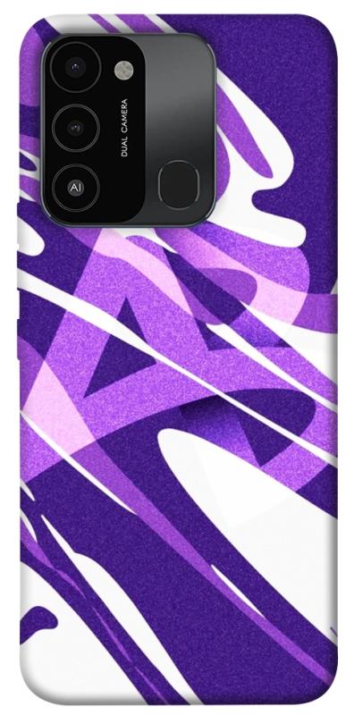 Чехол itsPrint Purple Abstract для TECNO Spark 8C, паттерн, купить оптом с доставкой