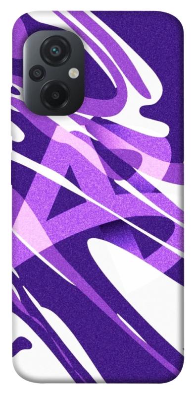 Чехол itsPrint Purple Abstract для Xiaomi Poco M5, паттерн, купить оптом с доставкой