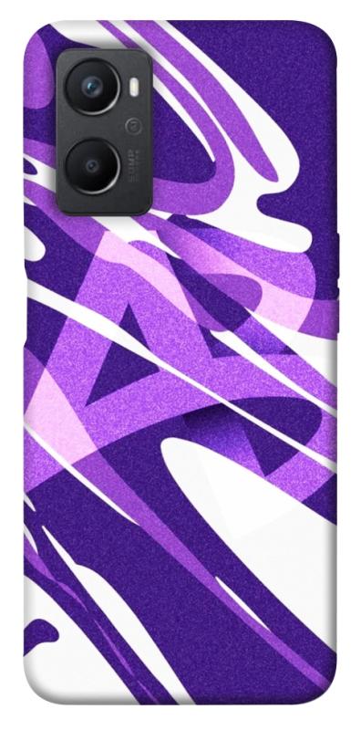 Чехол itsPrint Purple Abstract для Oppo A96, паттерн, купить оптом с доставкой