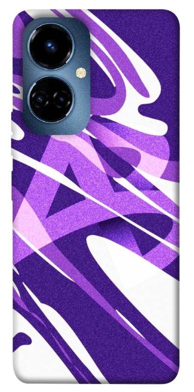 Чехол itsPrint Purple Abstract для TECNO Camon 19 (CI6n) / 19 Pro (CI8n), паттерн, купить оптом с доставкой