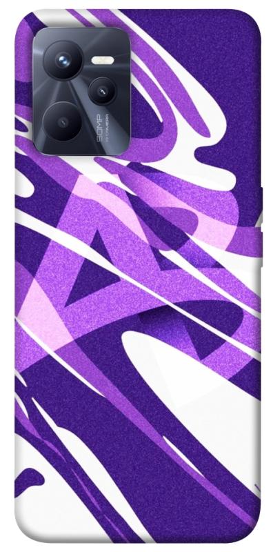 Чехол itsPrint Purple Abstract для Realme C35, паттерн, купить оптом с доставкой