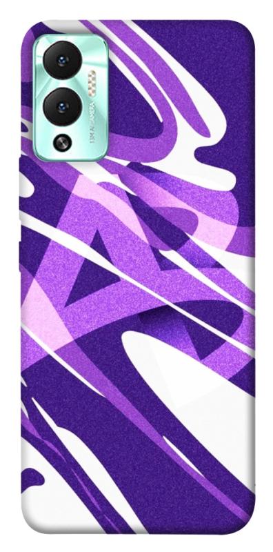 Чехол itsPrint Purple Abstract для Infinix Hot 12 Play, паттерн, купить оптом с доставкой