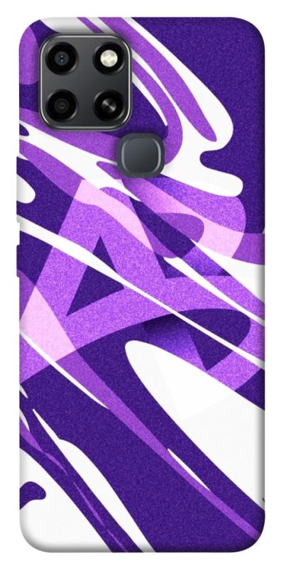 Чехол itsPrint Purple Abstract для Infinix Smart 6, паттерн, купить оптом с доставкой