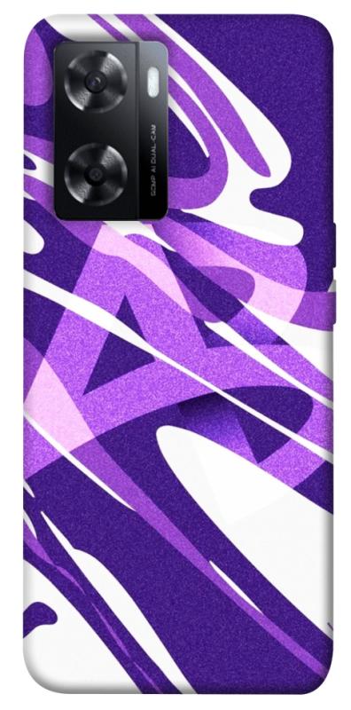 Чехол itsPrint Purple Abstract для Oppo A57s, паттерн, купить оптом с доставкой