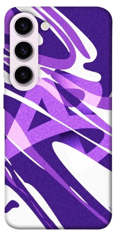Чехол itsPrint Purple Abstract для Samsung Galaxy S23+, паттерн, купить оптом с доставкой