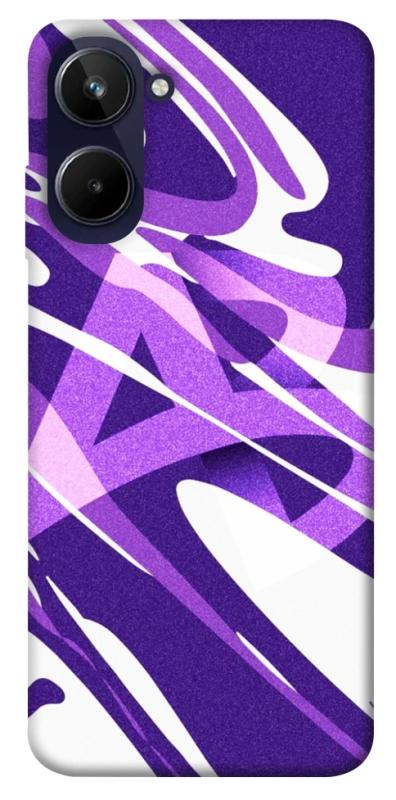 Чехол itsPrint Purple Abstract для Realme 10 4G, паттерн, купить оптом с доставкой